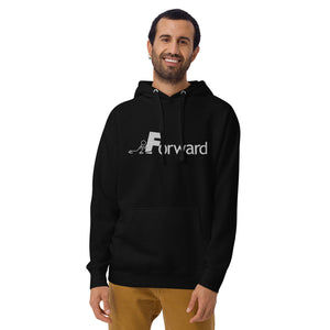 Embroidered Push Forward Logo Unisex Hoodie