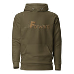 Embroidered Push Forward Logo Unisex Hoodie