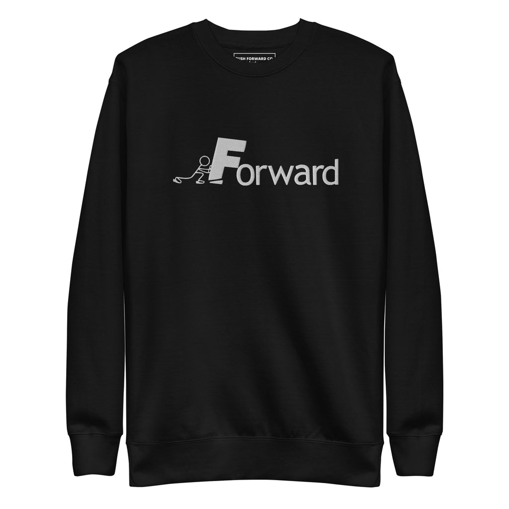 Embroidered Push Forward Co. Logo Unisex Premium Sweatshirt